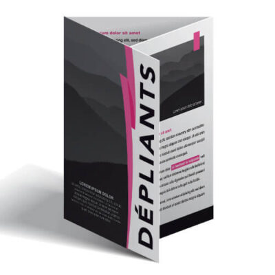 Dépliants boutiques
